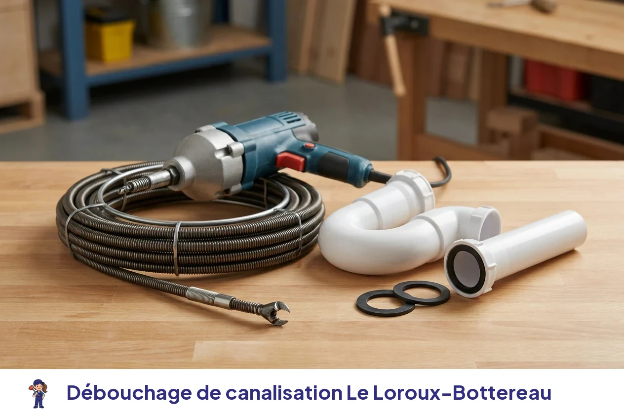 Débouchage de canalisation à Le Loroux-Bottereau