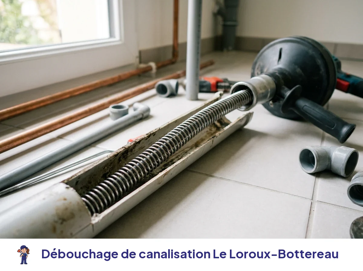 Débouchage de canalisation à Le Loroux-Bottereau