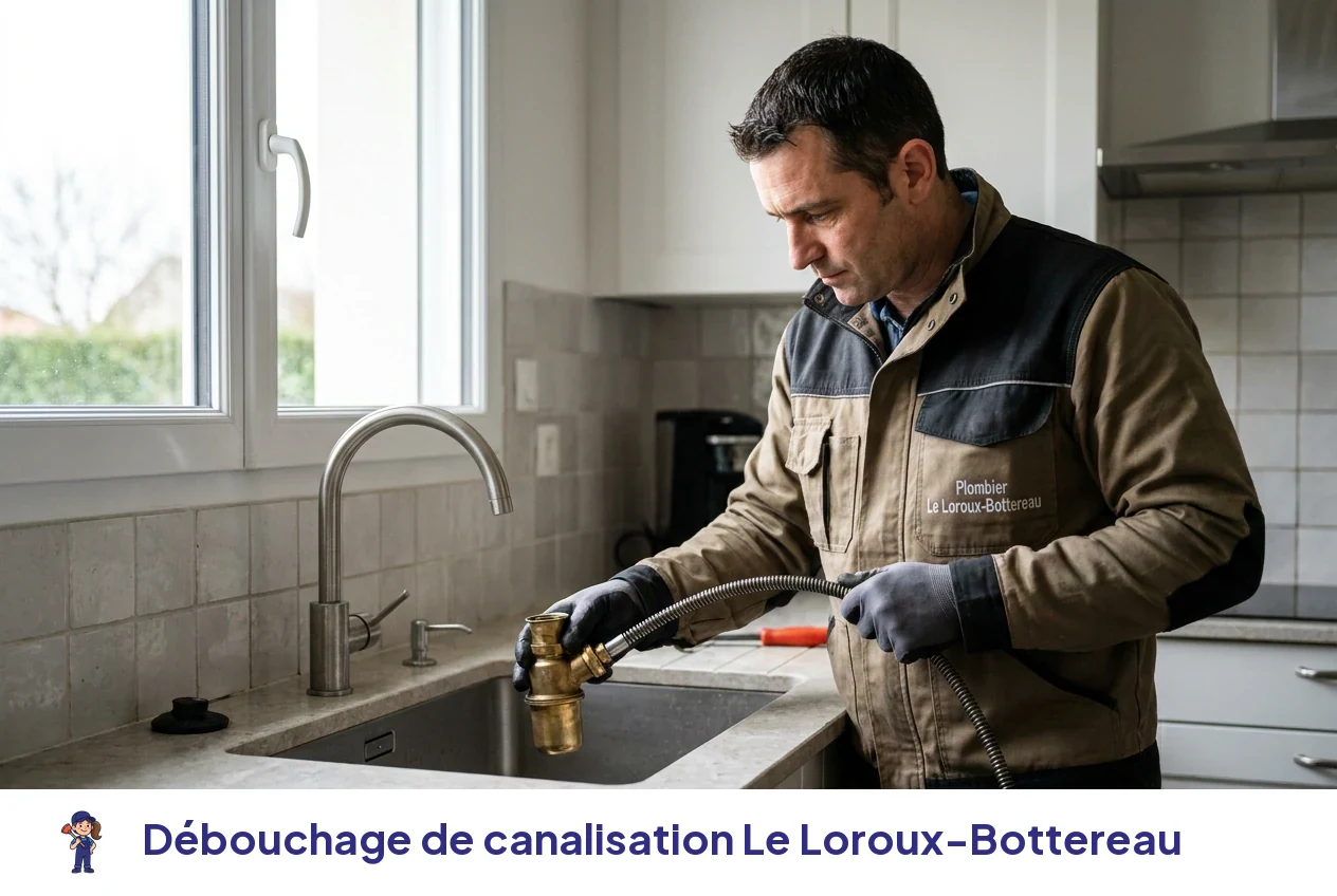 Débouchage de canalisation à Le Loroux-Bottereau