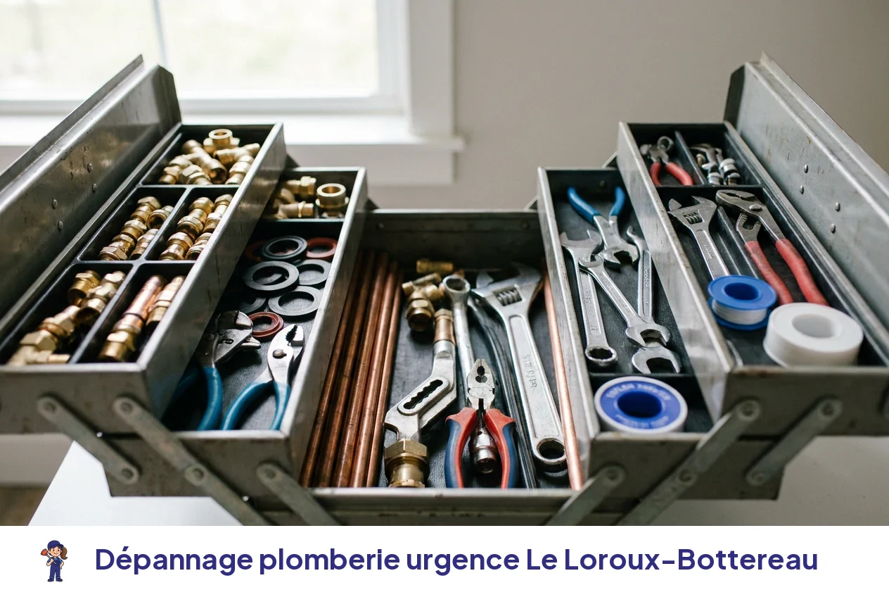 Dépannage plomberie urgence à Le Loroux-Bottereau