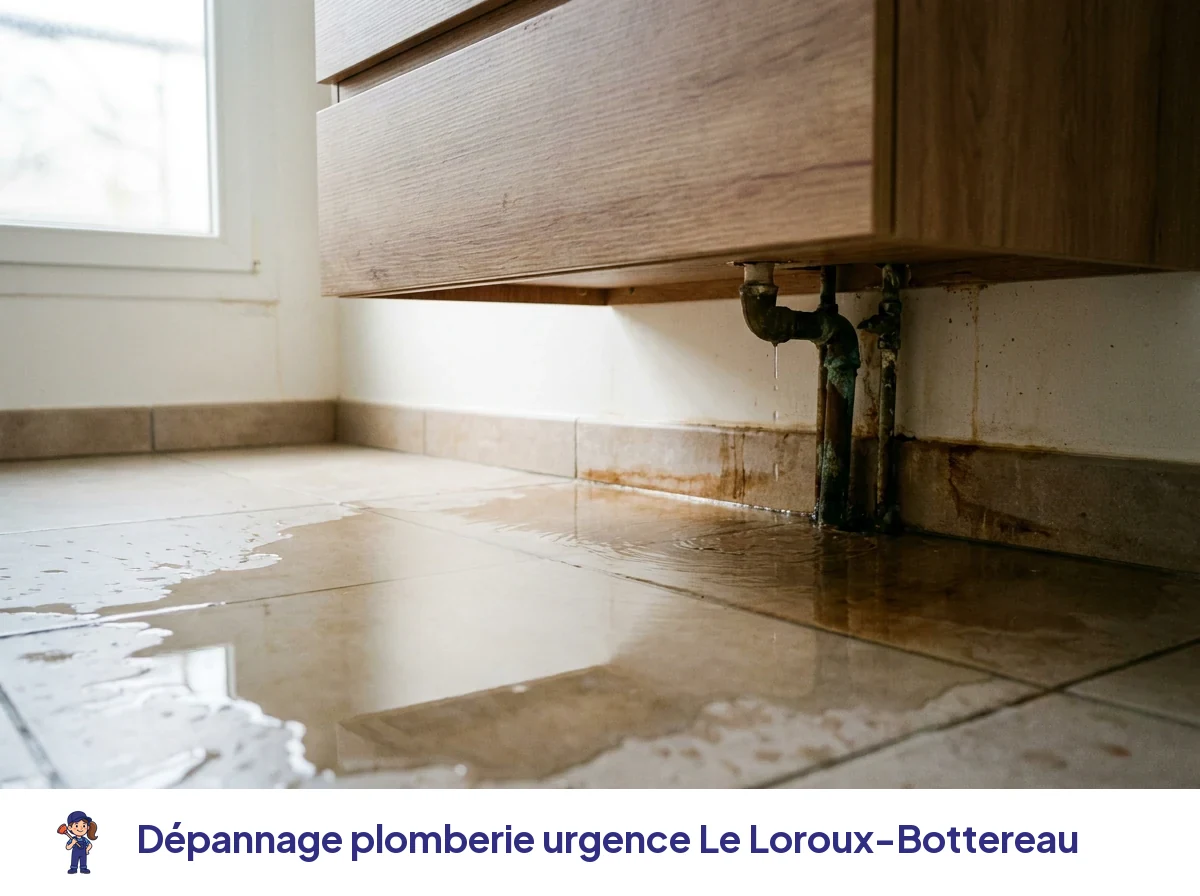 Dépannage plomberie urgence à Le Loroux-Bottereau