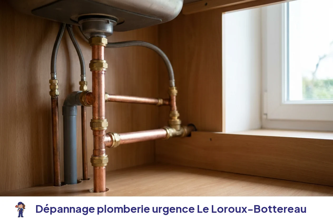 Dépannage plomberie urgence à Le Loroux-Bottereau