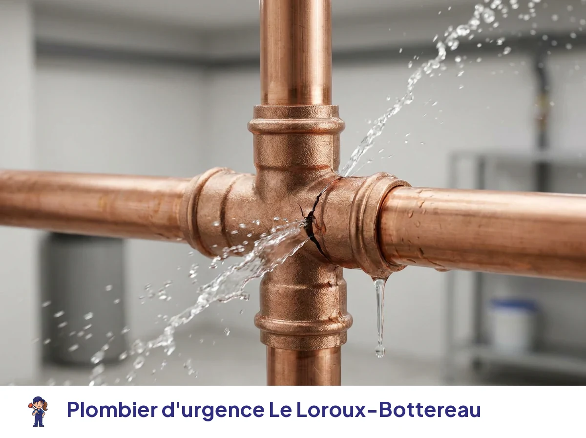 Plombier d'urgence à Le Loroux-Bottereau