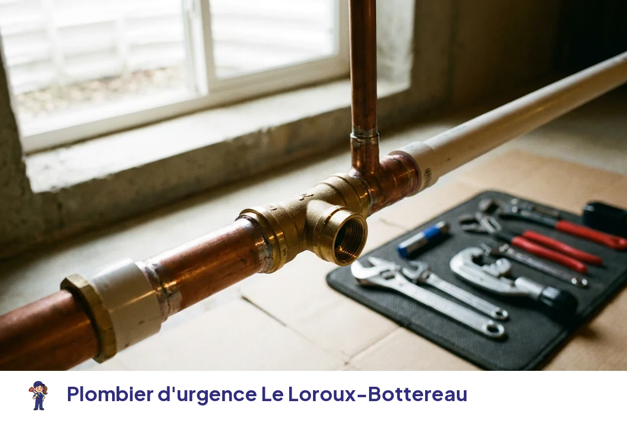 Plombier d'urgence à Le Loroux-Bottereau