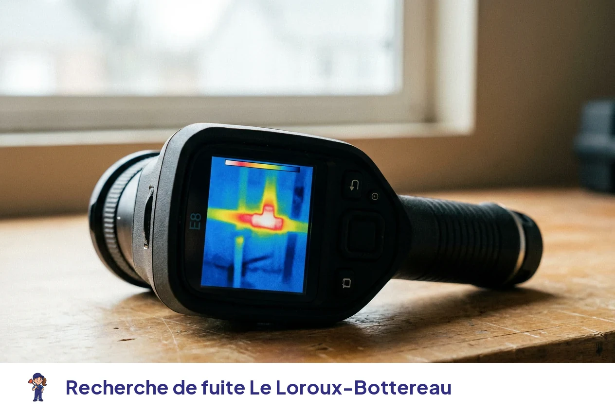 Recherche de fuite à Le Loroux-Bottereau