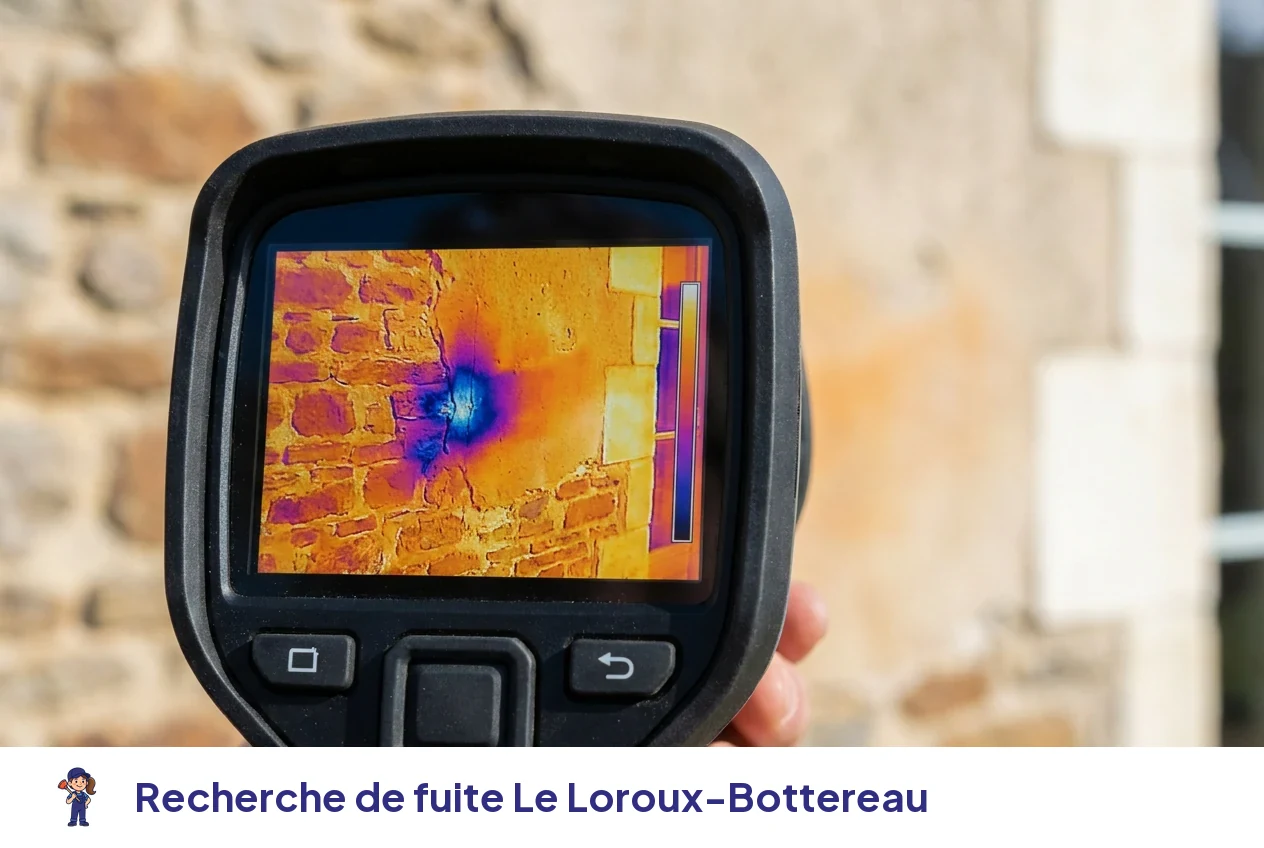 Recherche de fuite à Le Loroux-Bottereau