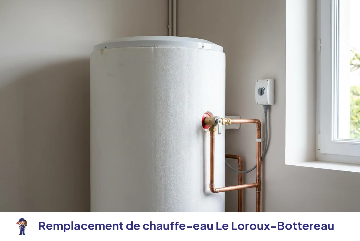Remplacement de chauffe-eau à Le Loroux-Bottereau