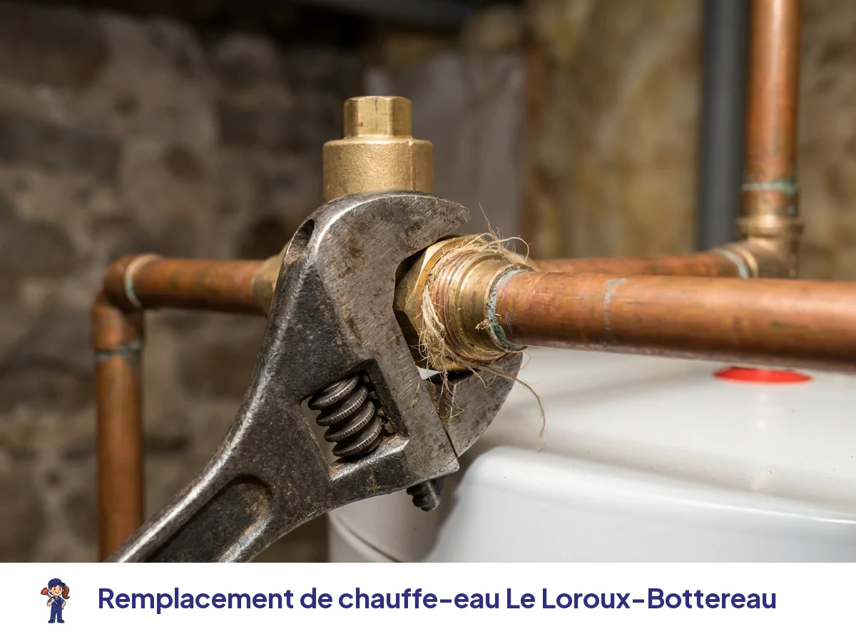 Remplacement de chauffe-eau à Le Loroux-Bottereau