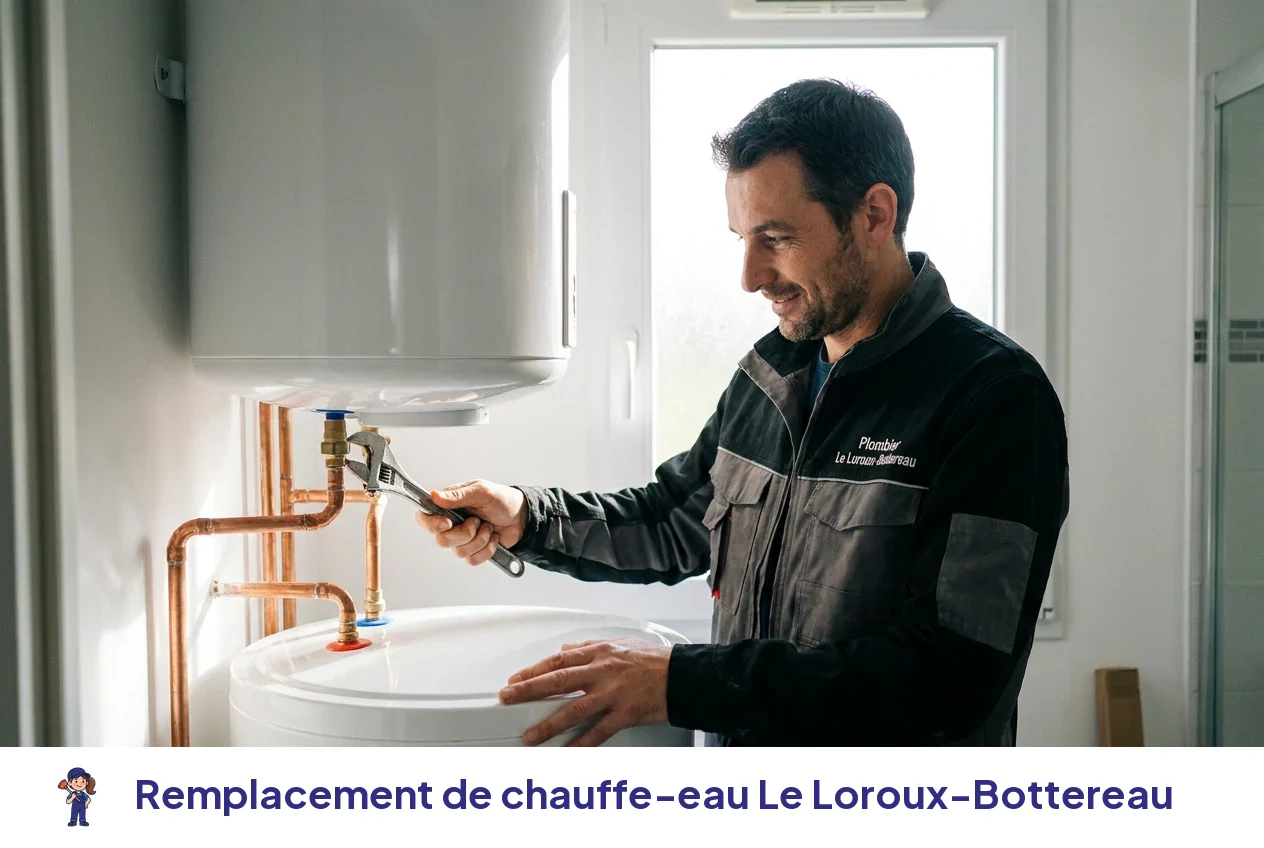 Remplacement de chauffe-eau à Le Loroux-Bottereau