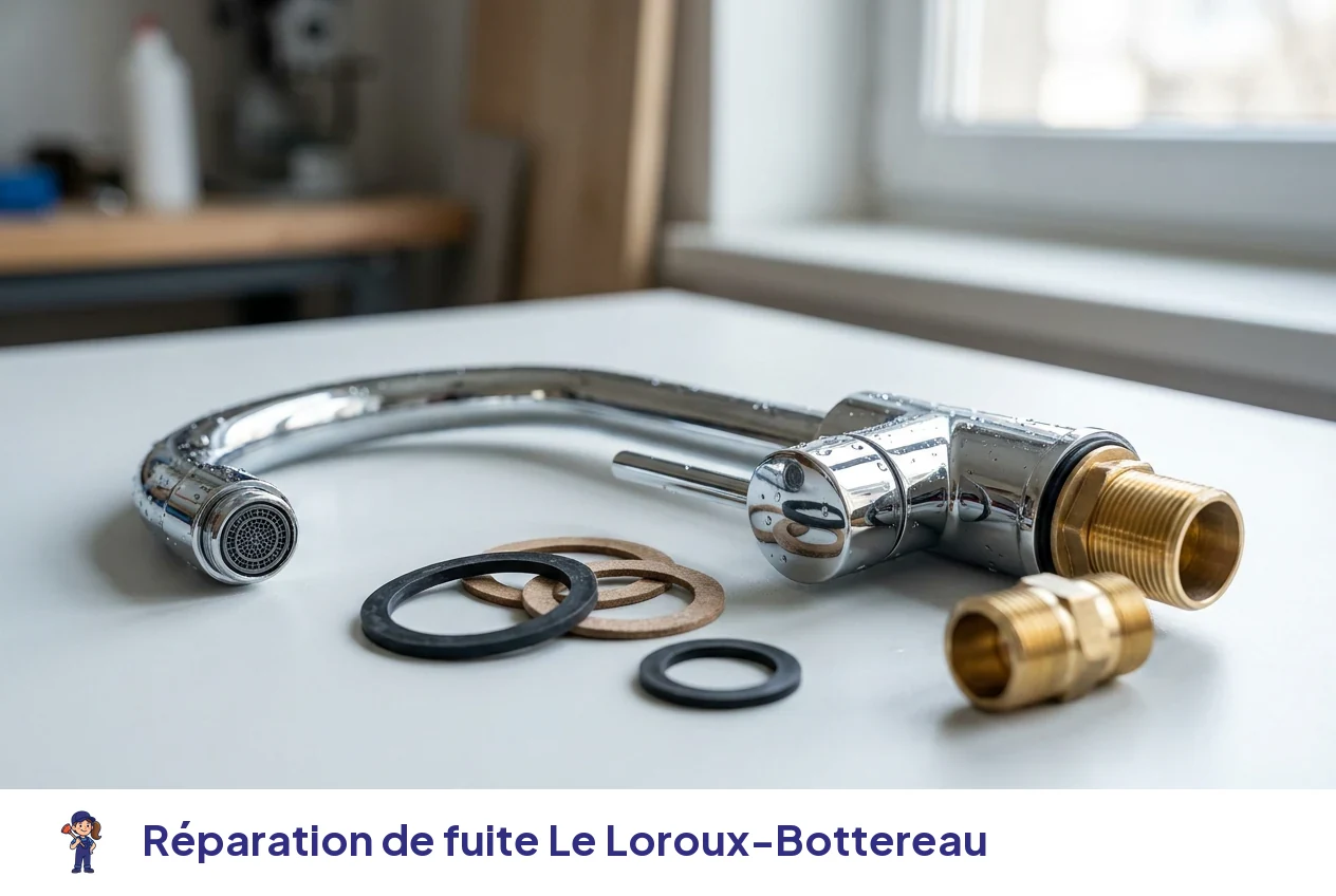 Réparation de fuite à Le Loroux-Bottereau