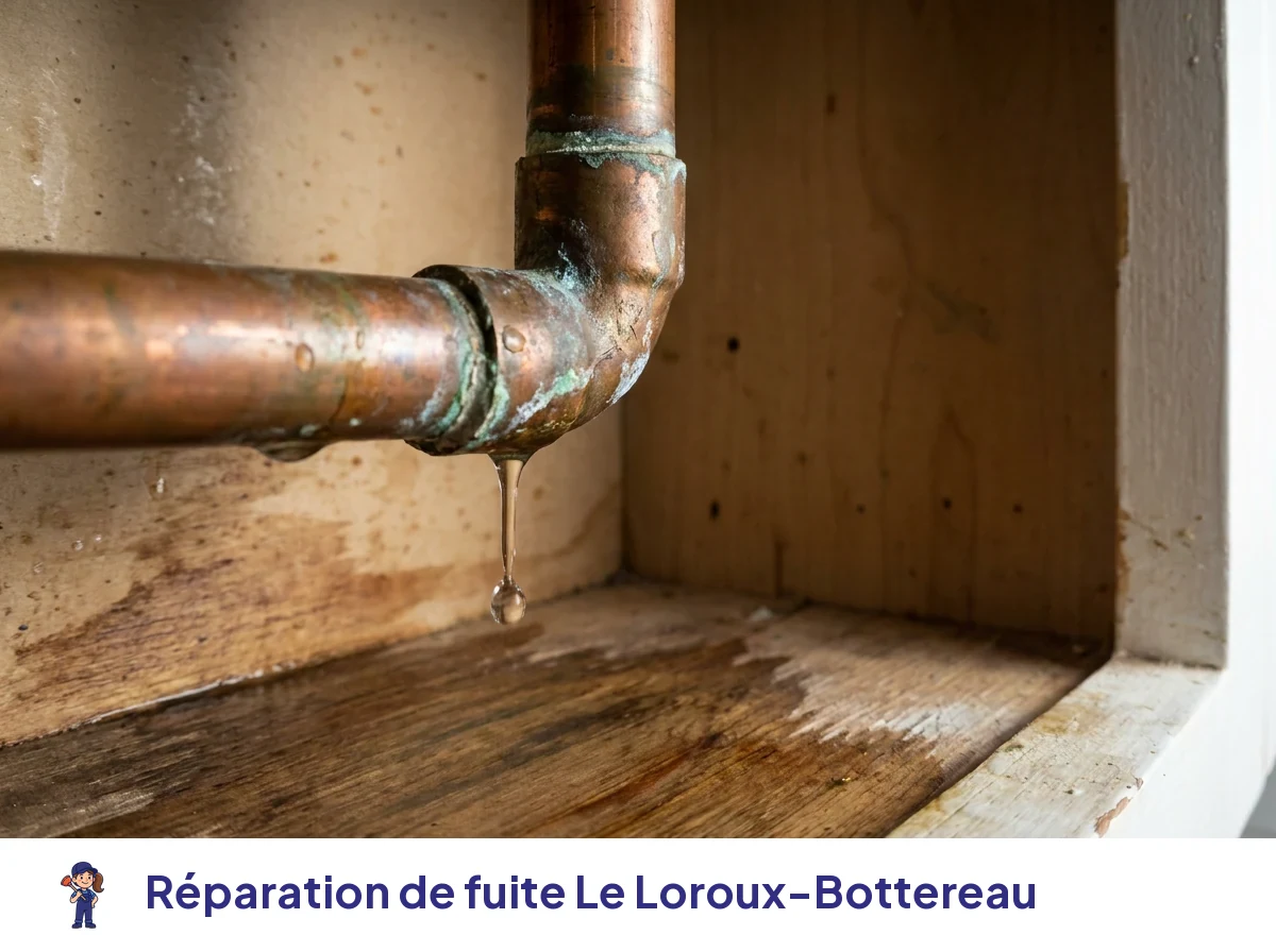 Réparation de fuite à Le Loroux-Bottereau