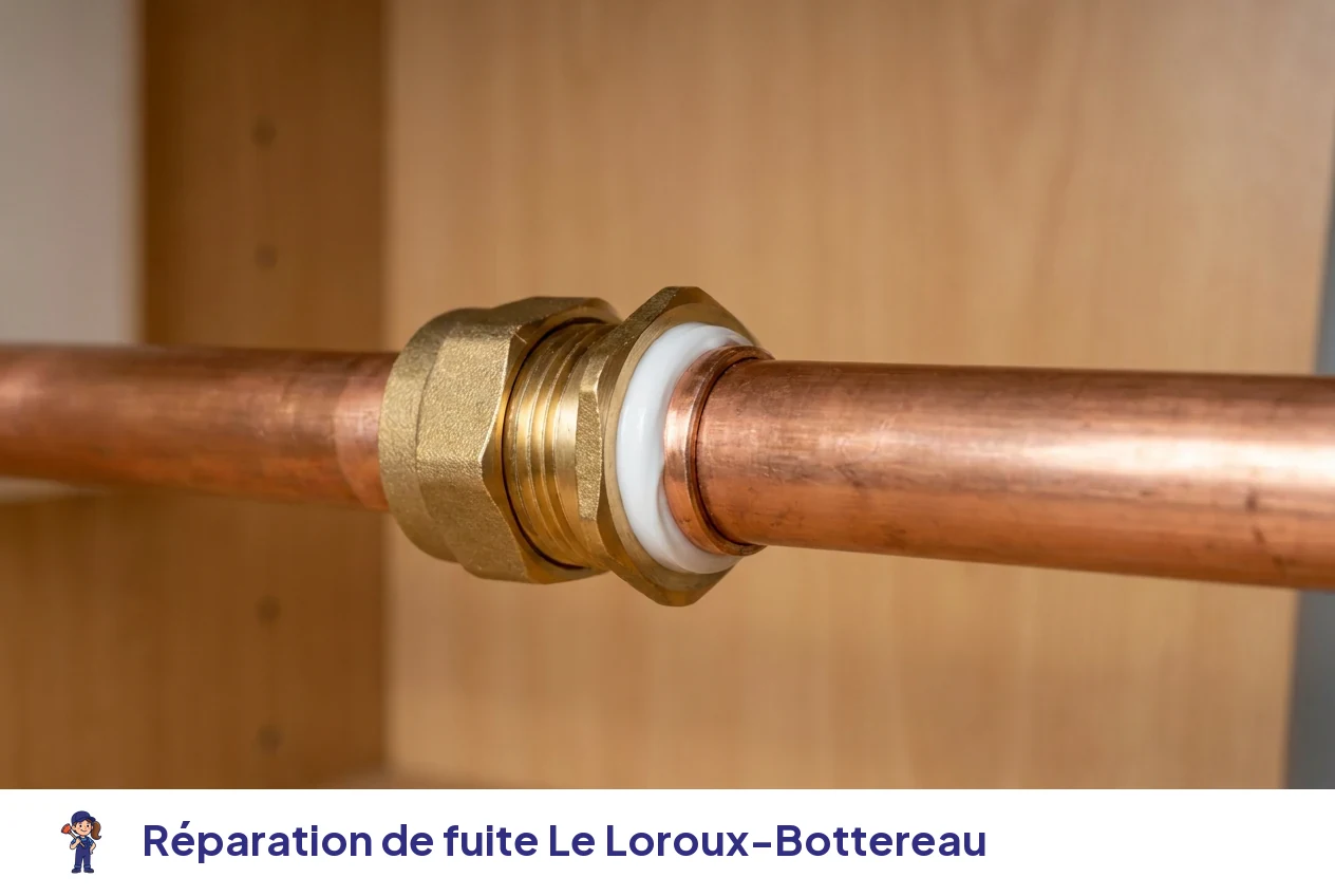 Réparation de fuite à Le Loroux-Bottereau