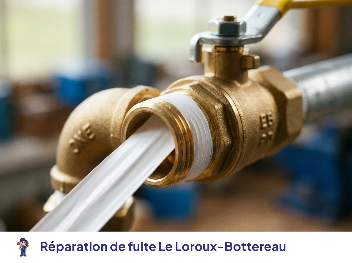 Réparation de fuite à Le Loroux-Bottereau